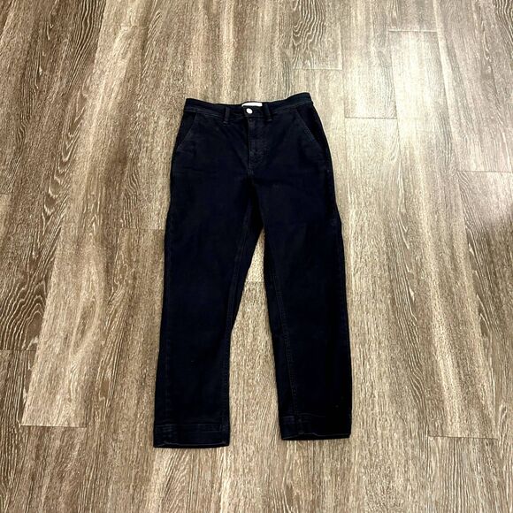 Everlane The Slim Leg Crop Jeans Navy Pants High Rise Size 8 Minimalist Style‎ - Picture 6 of 9